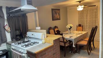 Microwave, oven, stovetop