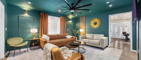 Smart TV, video games, DVD player, offices