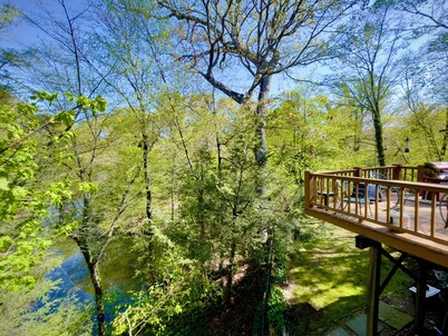 Private Gazebo on Byram River, Naturally Preserved your own stone deck Greenwich
