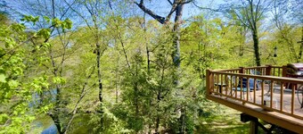 Private Gazebo on Byram River, Naturally Preserved your own stone deck Greenwich