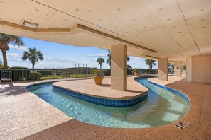 Indoor pool, outdoor pool