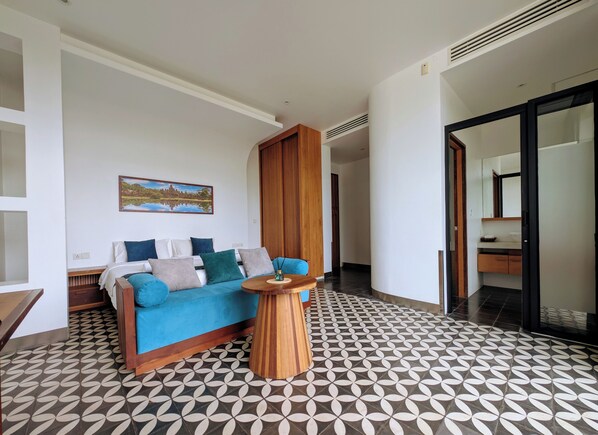 Comfort Double Room, Balcony, Pool View | Desk, blackout drapes, iron/ironing board, free WiFi