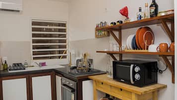 Comfort studio, uitzicht op stad | Privékeuken