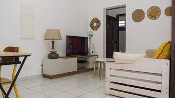 Comfort studio, uitzicht op stad | Woonruimte