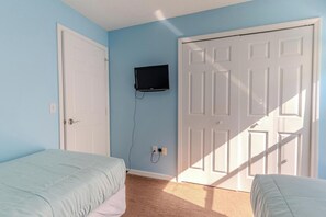 4 bedrooms, iron/ironing board, travel crib, WiFi