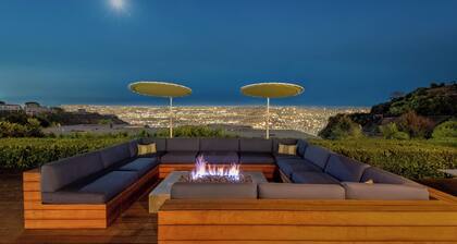 Luxe Hollywood Hills Modern, City Views, 84°F Pool