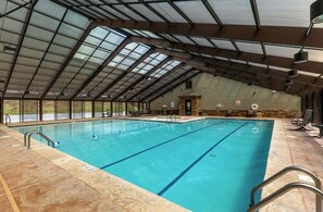 Indoor pool, a heated pool