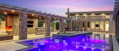 Una piscina climatizada