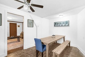 House, Multiple Beds, Patio, Garden View (Terrace G Cozy Ranch) | Dining