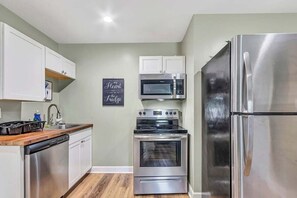 Apartment, Multiple Beds, Pool Access, Garden View (Bethany B Huntsville Oasis) | Private kitchen | Coffee/tea maker - Bethany B Huntsville Oasis (Huntsville)