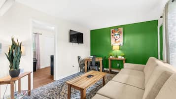 Apartment, 1 King Bed with Sofa bed, Patio (12th Ave The Bricks - Unit 4) | Living area