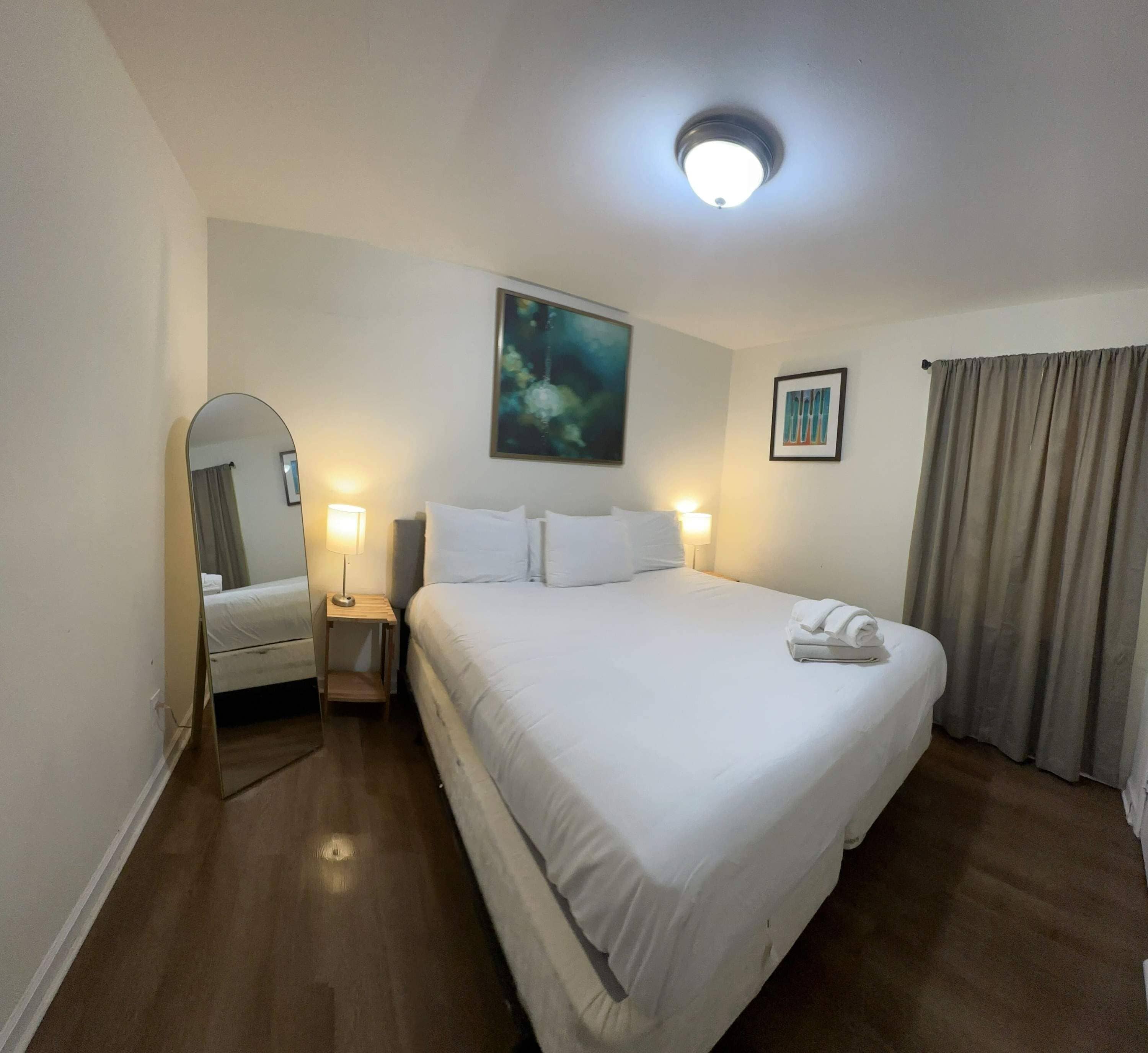 公寓, 1 張特大雙人床和 1 張沙發床, 庭院 (12th Ave The Bricks - Unit 4) | 1 間臥室、獨特裝潢、布置獨特