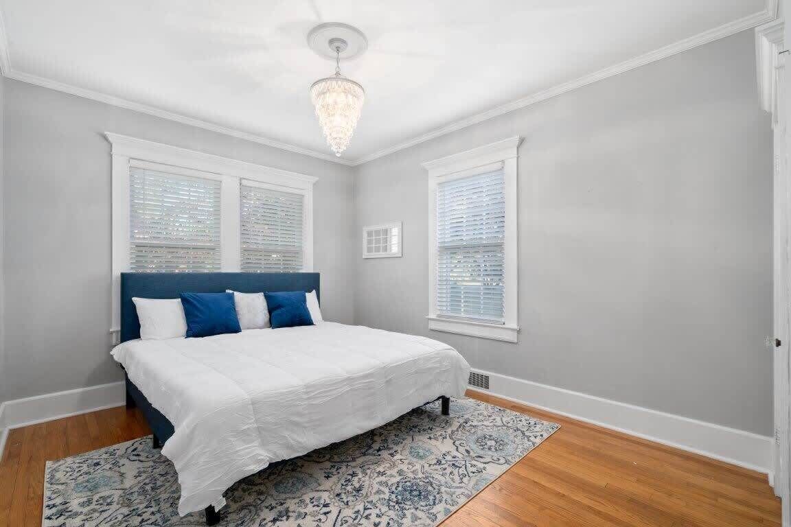 House, Multiple Beds, Patio, Garden View (Cali St Rocket City Residence) | 4 bedrooms, individually decorated, individually furnished, bed sheets