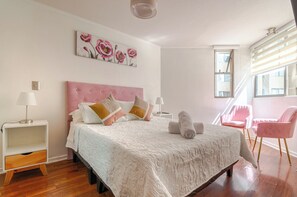 1 bedroom, iron/ironing board, bed sheets