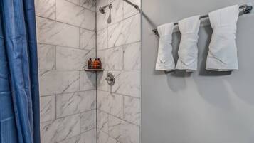 House, Multiple Beds, Patio, Garden View (Schoolfield Collective) | Bathroom | Towels