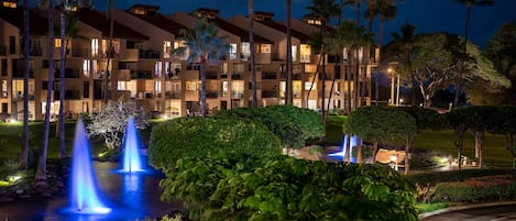 Front of property – evening/night