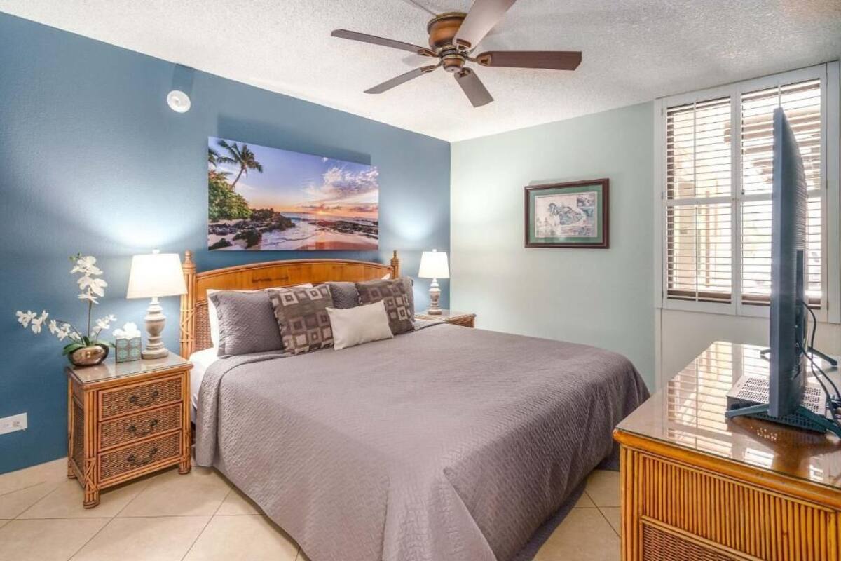 Condo, 1 Bedroom, Lanai, Garden View | In-room safe, laptop workspace, blackout drapes, iron/ironing board