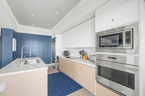 Fridge, microwave, oven, stovetop - Gorgeous Beach-Front Apartment with Breathtaking Views of Puerto Vallarta's Bay (Puerto Vallarta)