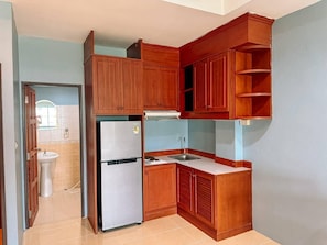 Chambre Double Deluxe, vue ville | Cuisine privée
