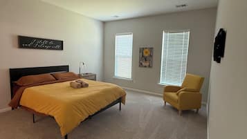 4 habitaciones, tabla de planchar con plancha y internet