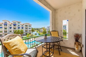 Luxury Condo, 2 Bedrooms, Balcony, Pool View | Terrace/patio