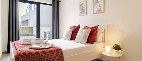 1 soverom, strykejern/-brett, wi-fi (inkludert) og sengetøy