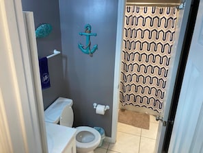 Towels, soap, toilet paper