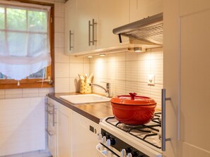 Microwave, oven, dishwasher, high chair