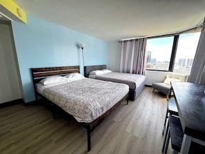 Desk, WiFi - Paradise QueenSizeStudio Near Mountain View Waikiki Seaside Monarch Full Kitchen (Honolulu)