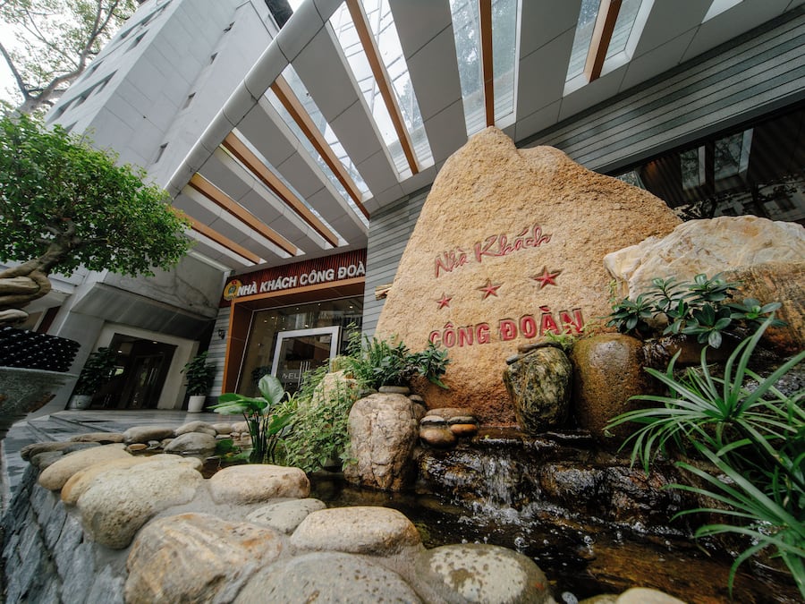 Voorkant van accommodatie