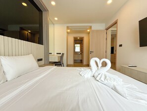 Condo, Balcony | Free WiFi - 1BR Condo Near Beach with Pool Gym C235 (Choeng Thale)