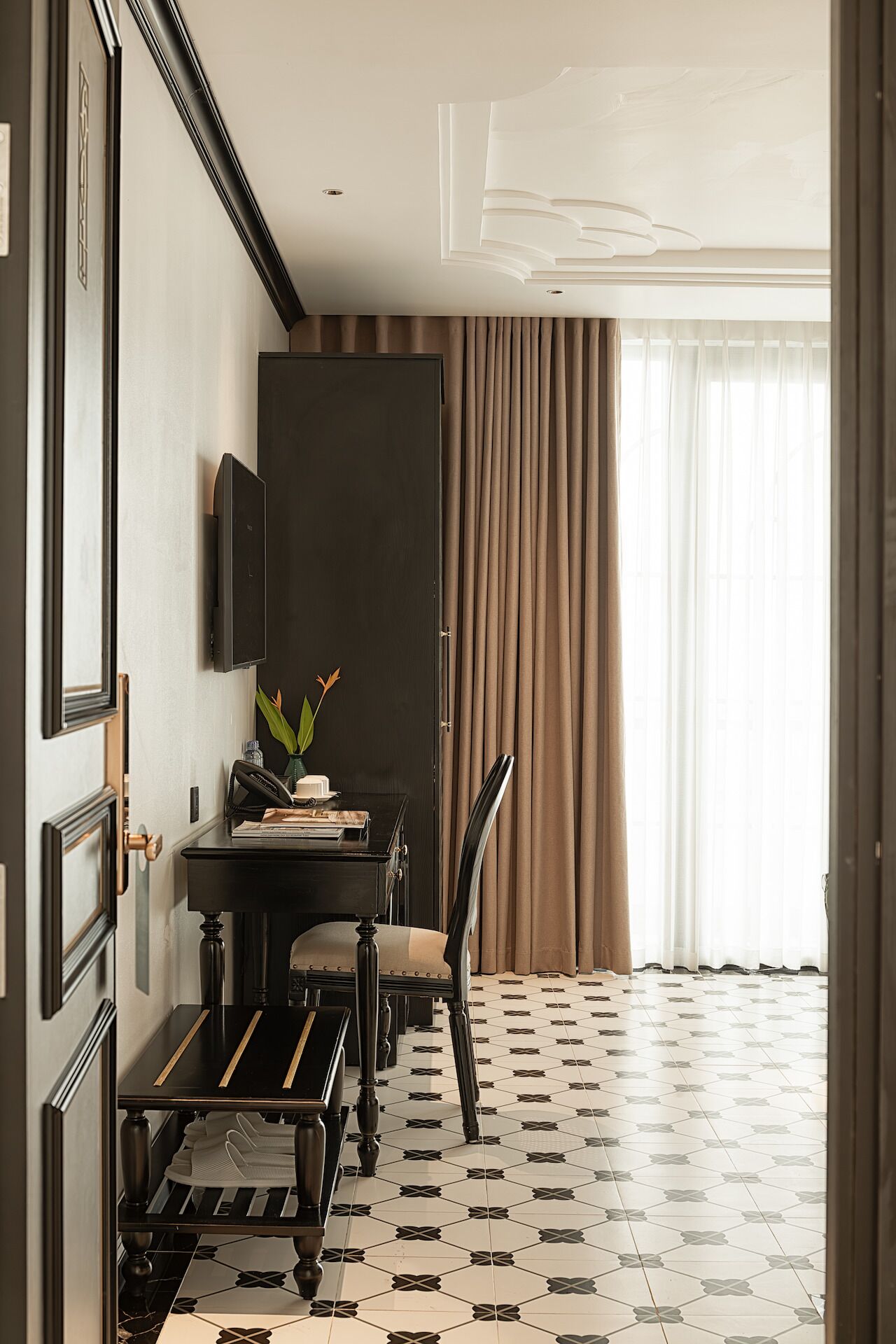 Phòng đôi Cao cấp, ban công, quang cảnh hồ | Bộ đồ giường kháng dị ứng, bàn, khu vực làm việc phù hợp cho laptop 