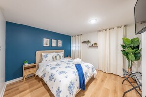 6 soveværelser, skrivebord, strygejern/strygebræt, weekendseng