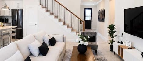 Smart TV, fireplace, offices