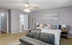 3 bedrooms, iron/ironing board, WiFi, bed sheets