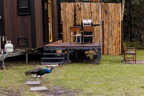 Outdoor dining - Cedar Creek Falls by Tiny Away (Tamborine Mountain)