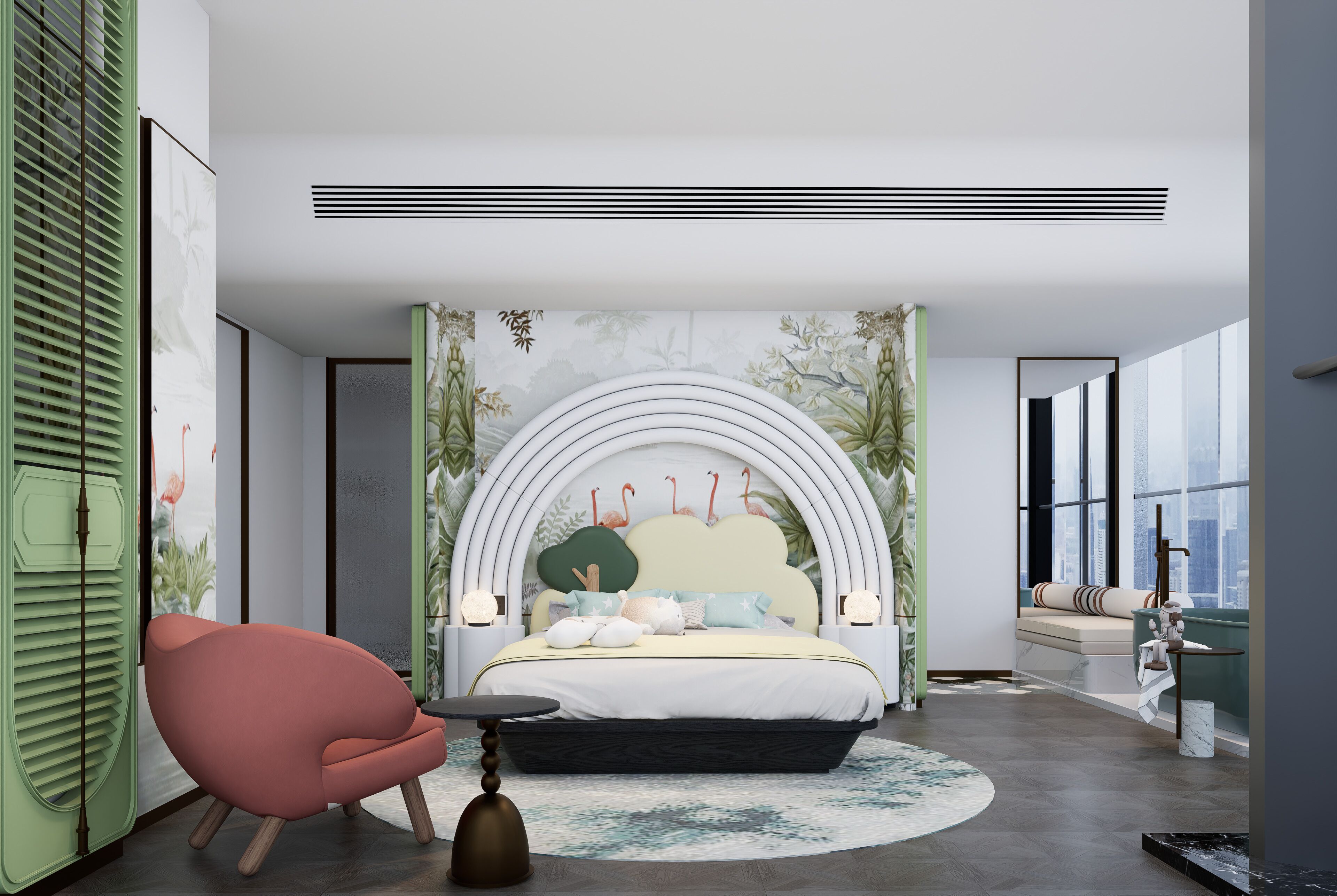 プレミア スタジオスイート | ミニバー (無料)、デスク、ノートパソコン用作業スペース、WiFi (無料)