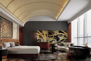 Premium bedding, down duvets, pillow-top beds, free minibar - Mehood Elegant Hotel Panyu Chimelong Wanbo (Guangzhou)