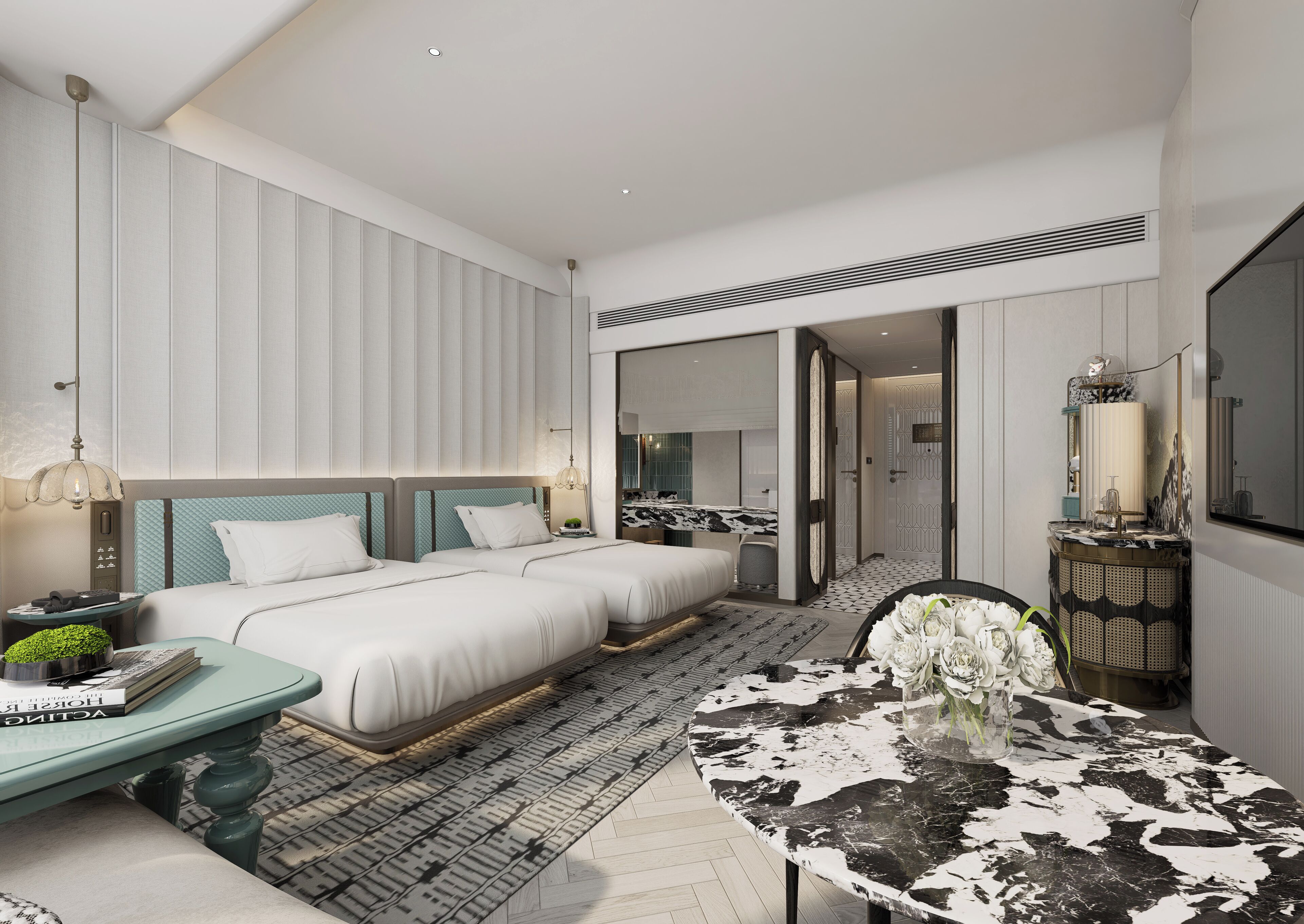 スタンダード ダブルルーム | ミニバー (無料)、デスク、ノートパソコン用作業スペース、WiFi (無料)