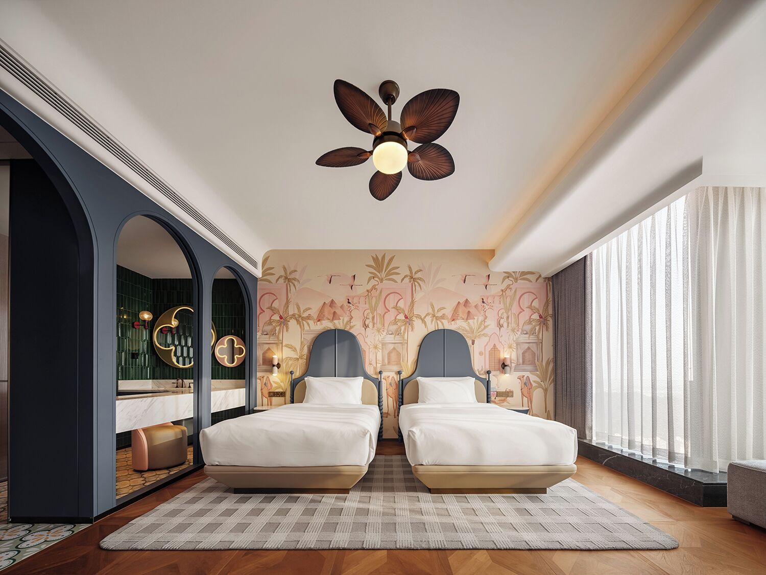 Desert Playful Twin Room