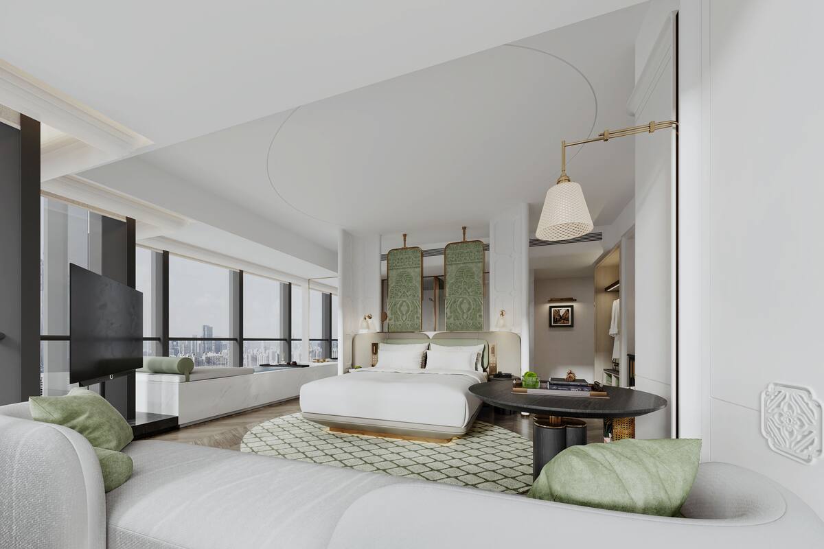 Chambre simple panoramique | Articles de minibar gratuits, bureau