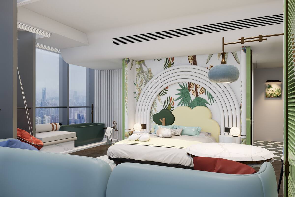 270° Playful Living Swing Panoramic King Room