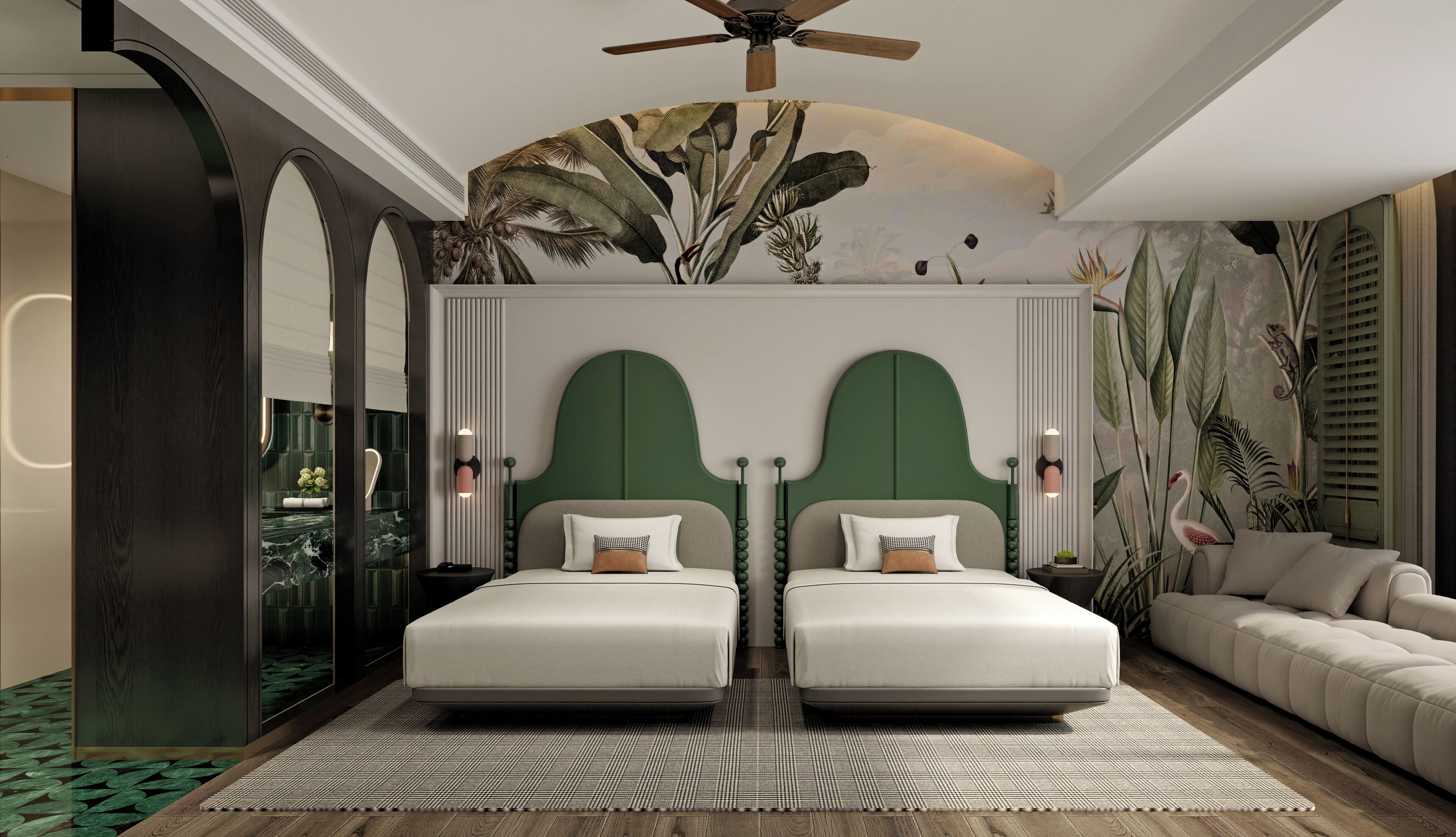 シグネチャー ダブルルーム | ミニバー (無料)、デスク、ノートパソコン用作業スペース、WiFi (無料)