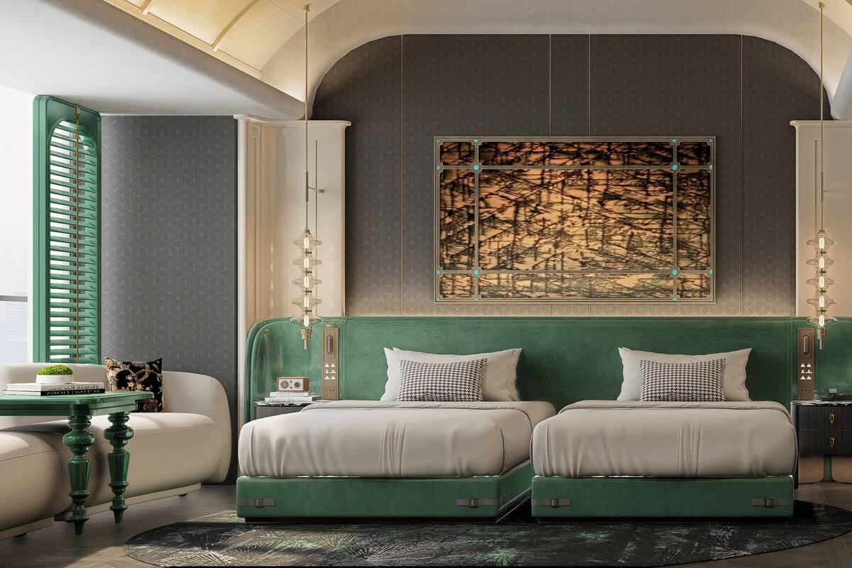 Glowing Colors Twin Room