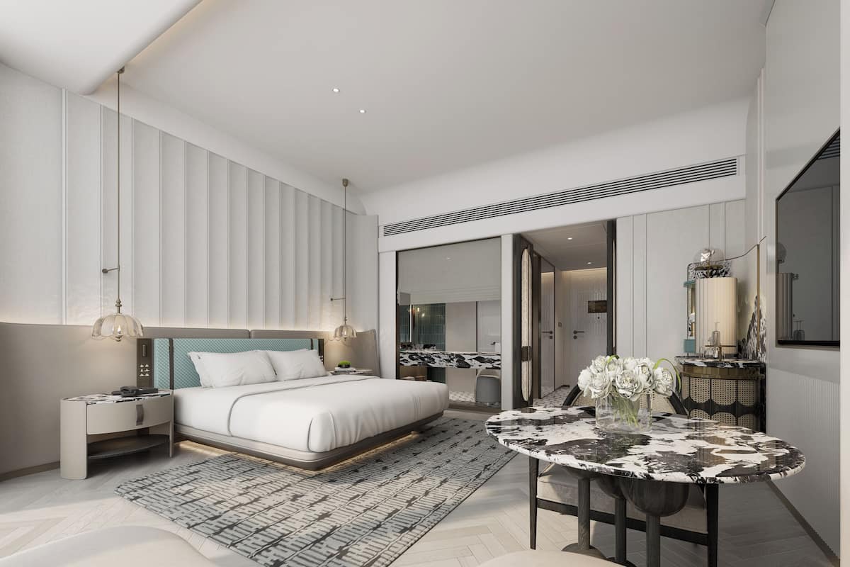 Chambre simple Standard | Articles de minibar gratuits, bureau