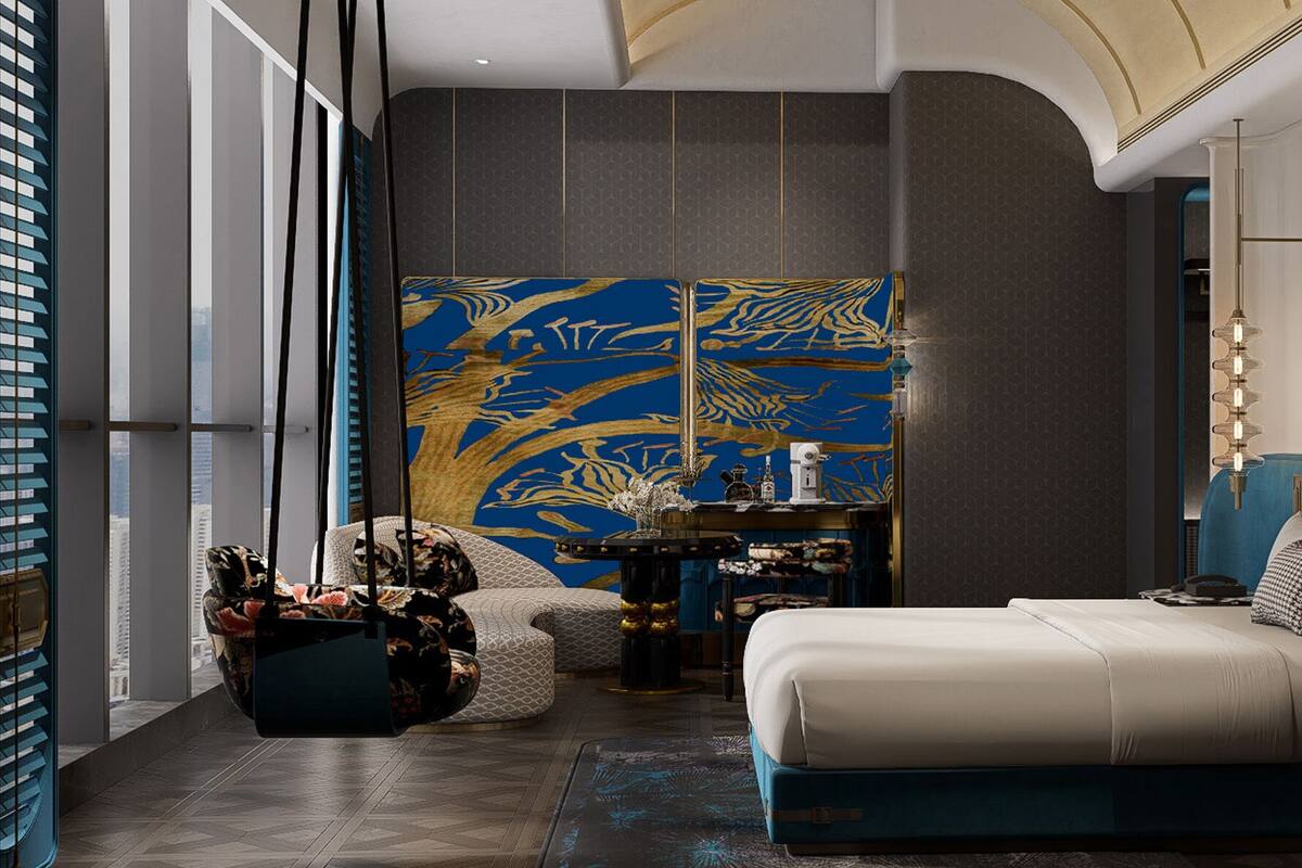 Glowing Colors Swing King Room