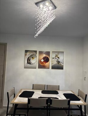 Dining - Cozzy Apartment Torre Jacobo Majluta. (Villa Mella)