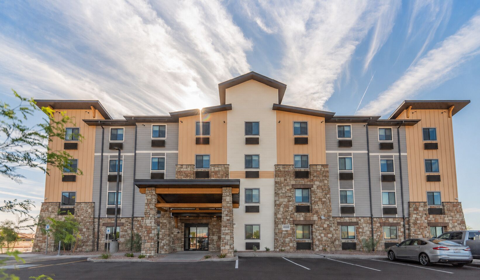 Exterior view of the property