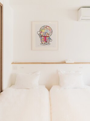 2 bedrooms, desk, free WiFi, bed sheets