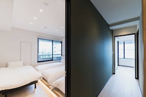 2 chambres, bureau, Wi-Fi gratuit, draps fournis
